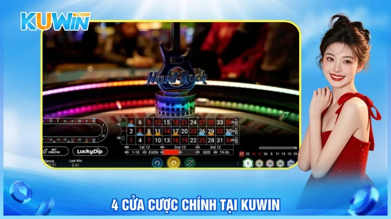 4 cửa cược chính tại Kuwin